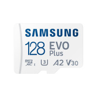 Карта пам'яті Samsung 128GB microSD class 10 UHS-I U3 V30 A2 EVO Plus (MB-MC128SA/EU)