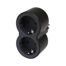 Мережевий розгалужувач Legrand Стандарт 2х2К+C передні розетки (694517)