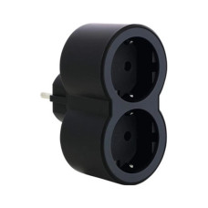 Мережевий розгалужувач Legrand Стандарт 2х2К+C передні розетки (694517)