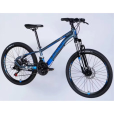 Велосипед Space 24" MERCURY DD FR рама-11" AL 2026 сіро-синій (OPS-SP-24-067)