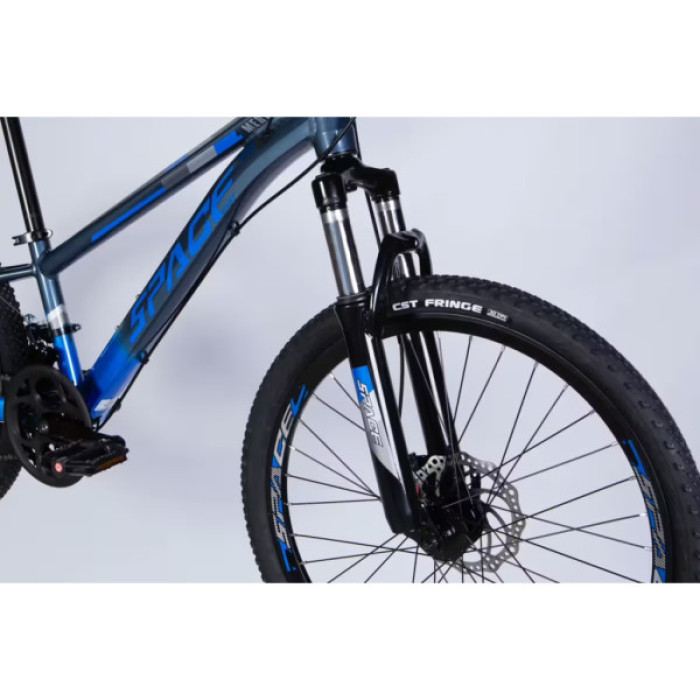 Велосипед Space 24" MERCURY DD FR рама-11" AL 2026 сіро-синій (OPS-SP-24-067)