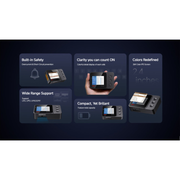 Тестер для акумуляторів iSDT BG-18S Battery Meter (BG-18S)