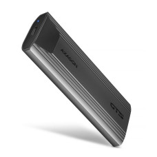Кишеня зовнішня AXAGON USB-C 10Gbps metal box for M.2 NVMe & SATA SSD THIN SCREWLESS (EEM2-GTS2)