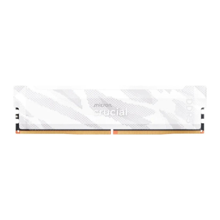 Модуль пам'яті для комп'ютера DDR5 16GB 6400 MHz Pro White Micron (CP16G64C32U5W)