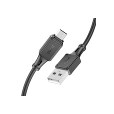 Дата кабель USB 2.0 AM to Micro 5P 1.0m Assistant silicone X101 black HOCO (6942007604055)