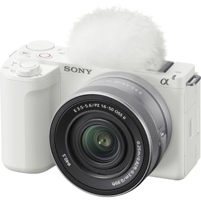 Цифровий фотоапарат Sony Alpha ZV-E10M2 kit 16-50mm White (ZVE10M2KW.CEC)
