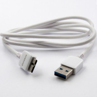 Дата кабель USB 3.0 AM to Micro B 1.0m white Dengos (PLS-USB3-TB-WHITE)
