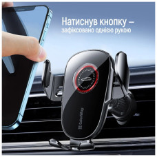 Універсальний автотримач ColorWay ClampSnap Holder Black (CW-CHMH19-BK)