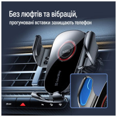 Універсальний автотримач ColorWay ClampSnap Holder Black (CW-CHMH19-BK)