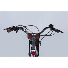 Електровелосипед Dorozhnik 26" eRUBY DD FR рама-17" 36B 13А*г 500Вт 2026 бордовий (ELB-D-26-301)