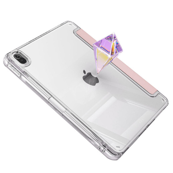 Чохол до планшета BeCover Ultra Slim Origami Transparent Apple iPad Air 11" M4 2026 Pink (715185)