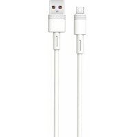 Дата кабель USB 2.0 AM to Micro 5P 1.0m 5A white XO (NB166-M-1-WH)