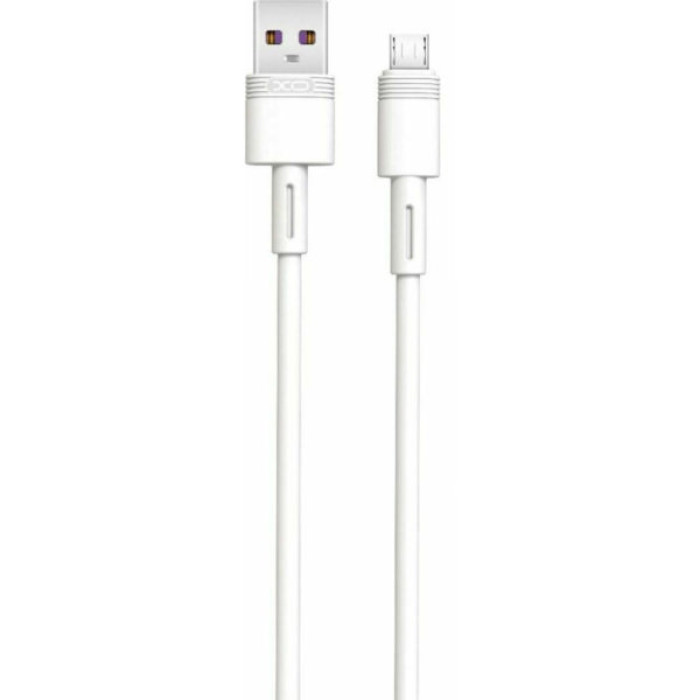 Дата кабель USB 2.0 AM to Micro 5P 1.0m 5A white XO (NB166-M-1-WH)