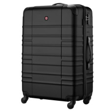 Валіза Wenger Amplar, велика, пластик, 4 колеса, чорна (653140)