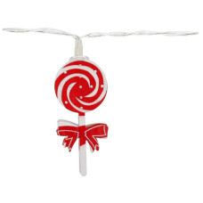 Гірлянда Chomik Новорічні атрибути 10 LED теплий білий, IP20, 2хАА (5900779854024)