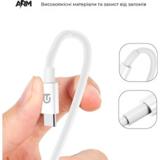Дата кабель USB 2.0 AM to USB-C 1.2m AMD718L white Armorstandart (ARM64298)