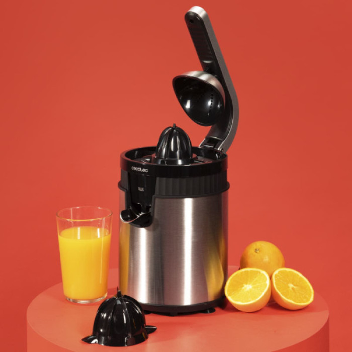Соковижималка Cecotec Xqueeze RetroJuice 600 Steel (CCTC-03363)