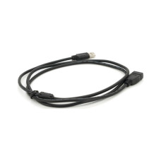 Дата кабель USB 2.0 AM/AF 1.5m ferrite black Voltronic (YT-AM/AF-1.5B)