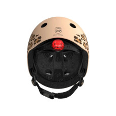 Шолом Scoot&Ride 45-51см , леопард, з ліхтариком (SR-181206-LEOPARD)