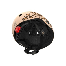 Шолом Scoot&Ride 45-51см , леопард, з ліхтариком (SR-181206-LEOPARD)
