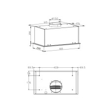 Витяжка кухонна Hansa OMP6553BGH