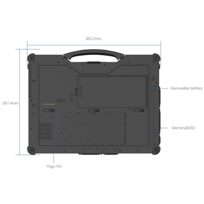Ноутбук Vinga Scout X14A (X14A-1255321024B)
