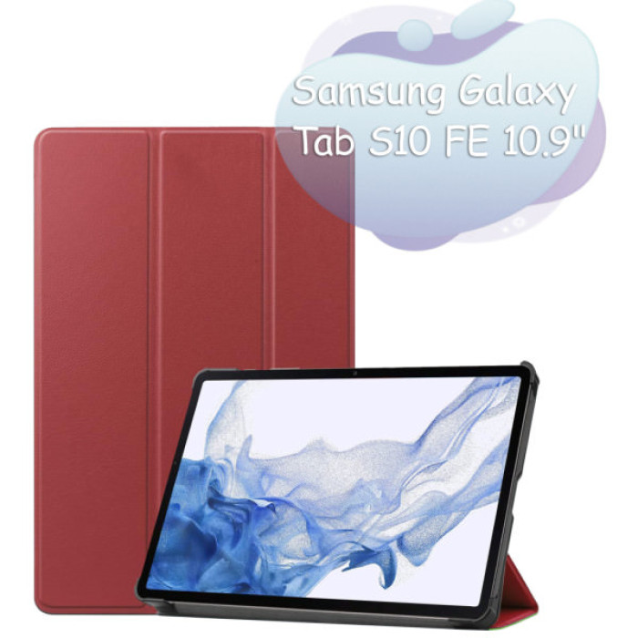 Чохол до планшета BeCover Smart Case Samsung Galaxy Tab S10 FE (SM-X520/SM-X526) 10.9" Red Wine (713281)