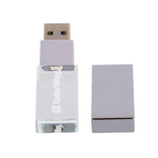USB флеш накопичувач ColorWay 32GB 3.0 Transparent (CW-USBCL32)