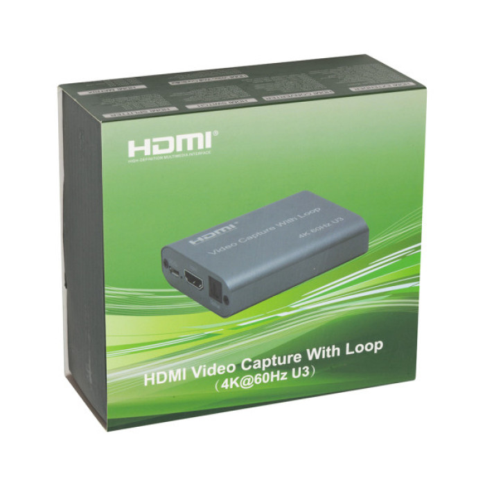 Пристрій захоплення відео PowerPlant HDVC8 HDMI USB3.0 4k/60hz (CA914180)
