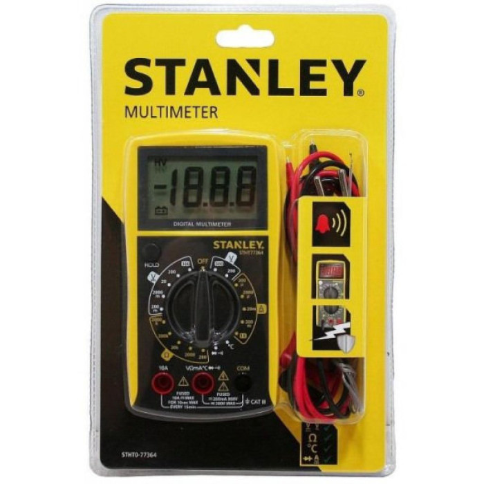 Цифровий мультиметр Stanley AC / DC 0-300V (STHT0-77364)