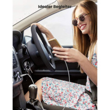 Дата кабель USB 2.0 AM to USB-C 0.25m 3A braided US288 white Ugreen (60129)