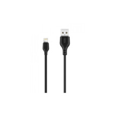 Дата кабель USB 2.0 AM to Lightning 1.0m 2.1A black XO (NB36-L-1-BK)