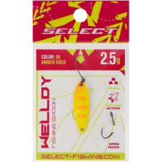 Блешня Select Welldy 2.5g 31mm 09 Amber Gold (1870.81.06)