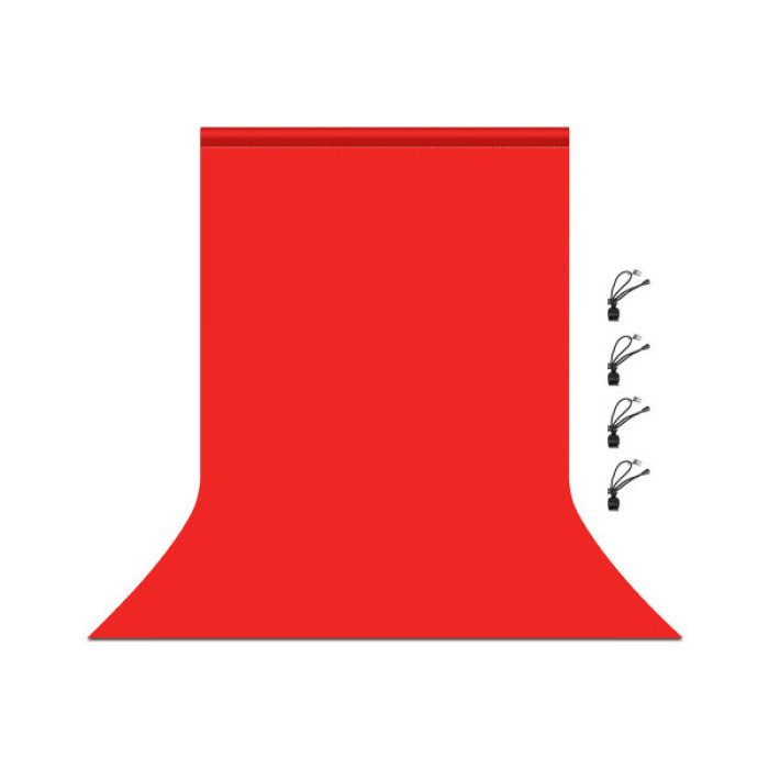 Фон Puluz PU5206R backdrop 3x6 m red (PU5206R)