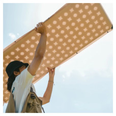 Туристичний килимок Naturehike CNK2550WS025, вологостійкий, 200х65х3 см, бежевий (6977465868824)