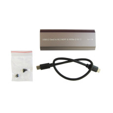 Кишеня зовнішня Dynamode M.2 SSD NVMe/SATA combo USB3.2 GEN2 USB-C (DM-CAD-SSD05)