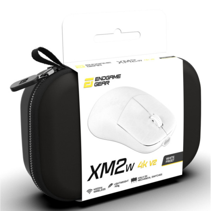 Мишка Endgame Gear XM2w 4k v2 Wireless Transparent White (PGW-EG-MOU-082)