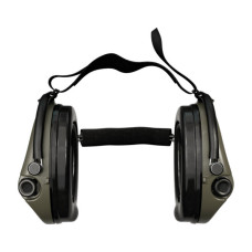 Навушники для стрільби Sordin Supreme MIL AUX Slim з заднім тримачем (76308-06-S)