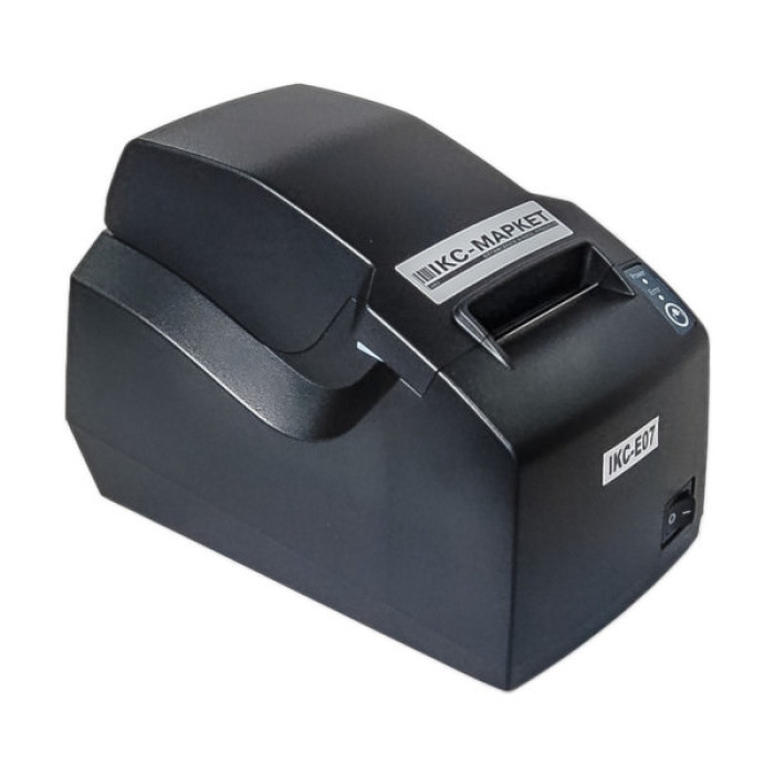 Фіскальний реєстратор ІКС ІКС-E07 з індикатором клієнта IKC-РКІ-2х16-DB mini (ІКС-E07-РКІ2-2х16DB-Black)