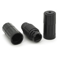 Зрощувач Voltronic 1+1 RJ45 UTP 5e 8P8C IP68, black (16628)