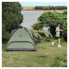 Намет Naturehike тримісний автоматичний NH21ZP008 темно-зелений (6976023922336)