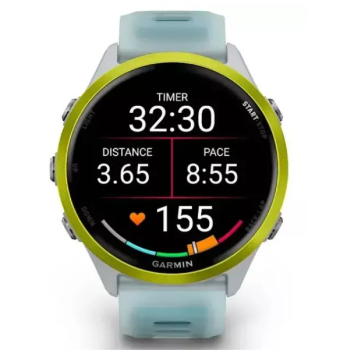 Смарт-годинник Garmin Forerunner 570 - 47MM, Whitestone/Amp Yellow, GPS (010-02971-01)
