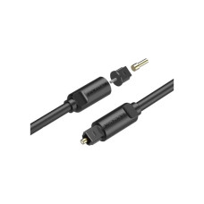 Кабель мультимедійний Optical Toslink 1.0m black Vention (BAEBF)
