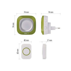 Дверний дзвінок EMOS бездротовий EMOS P5733G (P5733G)
