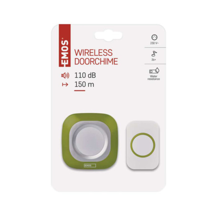 Дверний дзвінок EMOS бездротовий EMOS P5733G (P5733G)