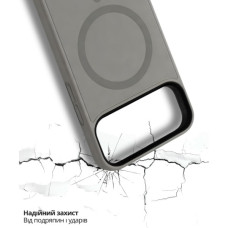 Чохол до мобільного телефона BeCover FIBRA ArcLine MagSafe Apple iPhone 17 Pro Max Gray (715389)