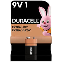 Батарейка Duracell 9V лужна 1шт. в упаковці (5000394066267 / 81483681)