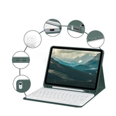 Чохол до планшета BeCover with keyboard Apple iPad Mini 6 2021 Dark Green (712987)