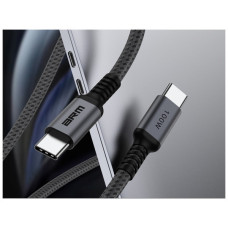 Дата кабель USB-C to USB-C 2.0m PD 100W black-grey Armorstandart (ARM69371)