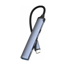 Концентратор ColorWay USB-C 4-in-1 USB-C2.0х3/USB3.0 (CW-HUB07)